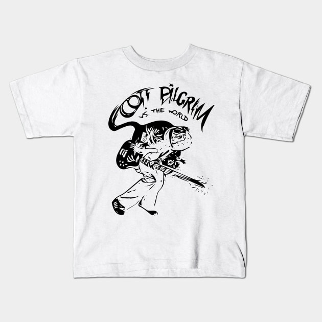 scott pilgrim Kids T-Shirt by Quinc3y